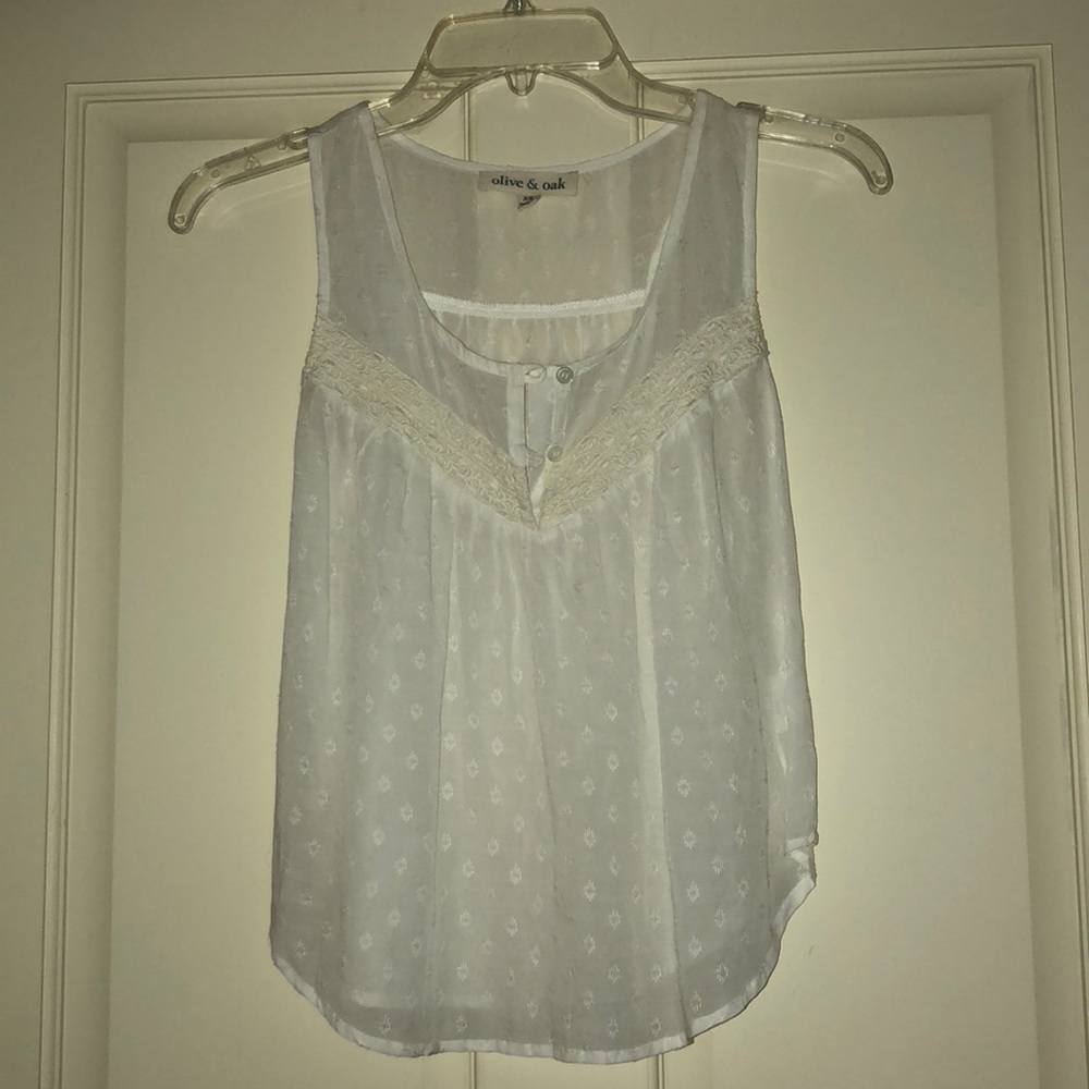 Olive and oak blouse